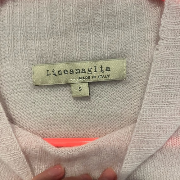 Lineamaglia Womens Mock Neck Sweater Size s Cashmere Wool Italy - Picture 2 of 6